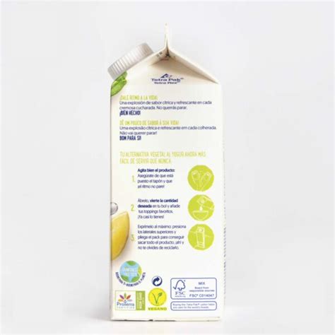 Alternativa Vegetal al Yogur Limón Novum