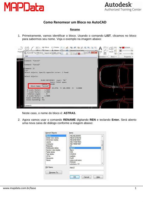 Pdf Como Renomear Um Bloco No Autocad Mapdata Br Renomear Um