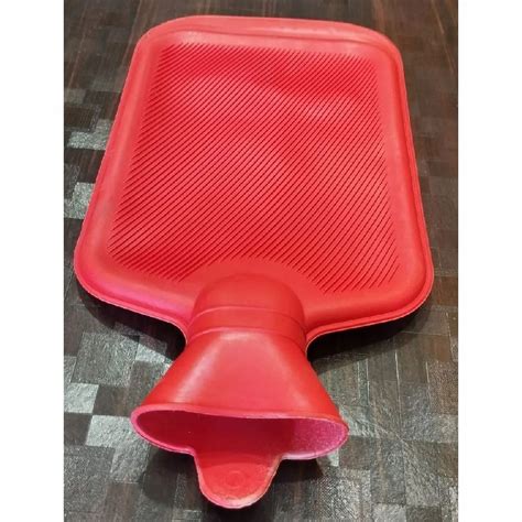 Rectangular Red Rubber Hot Water Bottle At Piece In Lucknow ID