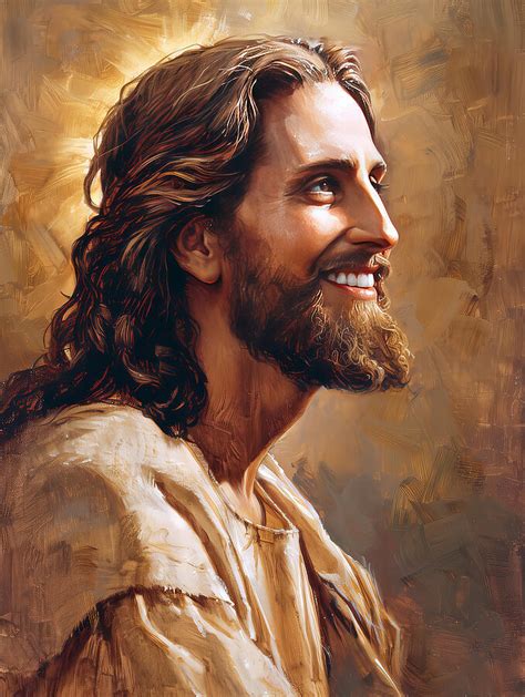 jesus smiling