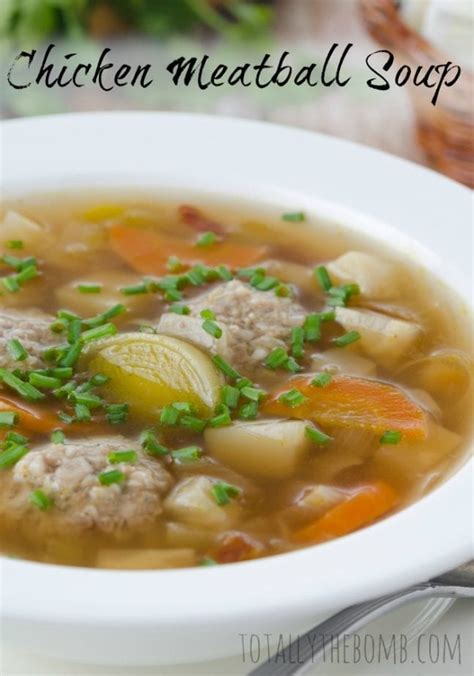 Chicken Meatball Soup