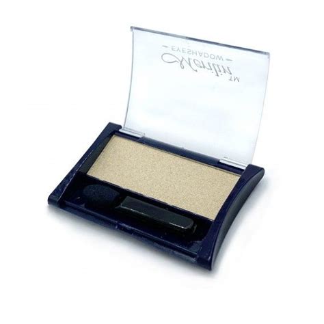 Тени для век Merilin E018 тон 02 белые голд шайн с чёрным апплкиатором ...