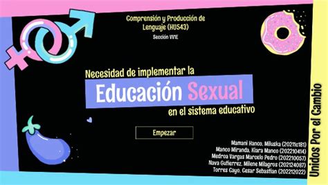 PresentaciÓn EducaciÓn Sexual