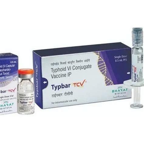 Typbar Tcv Typhoid Vaccine, 0.5 ml In 1 Prefilled Syringe, Non ...