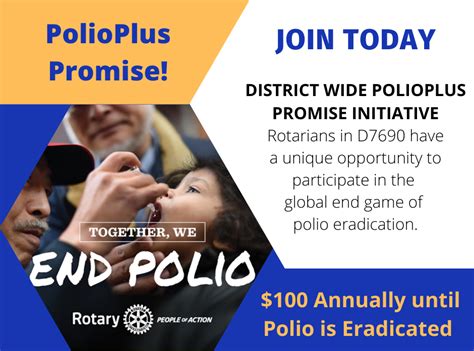 End Polio Now PolioPlus Rotary District 7690