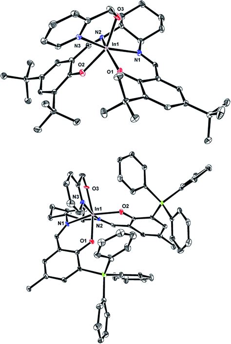 A Top Molecular Structure Of R R 11 Depicted With Ellipsoids At