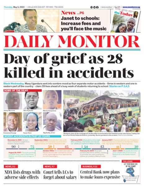 Daily Monitor On Twitter The Daily Monitor This Thursday Be Sure To