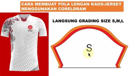 Cara Membuat Pola Lengan Kaosjersey Pakai Corel Draw Langsung Grading