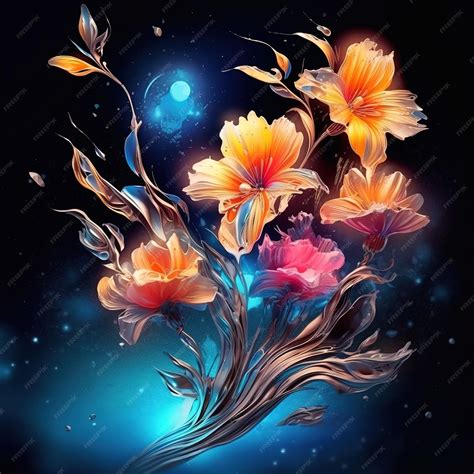 Premium Ai Image Beautiful Colorful Vibrant Flowers