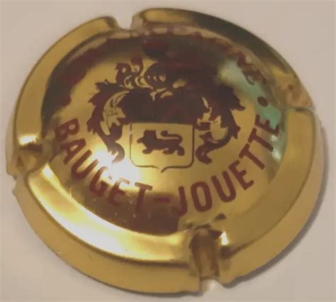 Capsule De Champagne Bauget Jouette N Or Eur Picclick Fr