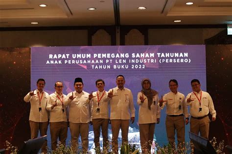 Anak Perusahaan Pt Len Industri Persero Gelar Rupst Bahas