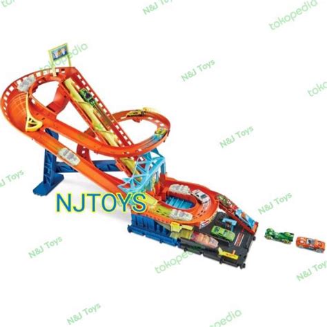 Promo Hot Wheels Track Roller Coaster Rally Trackset Mainan Trek Hotwheels Diskon 23 Di Seller