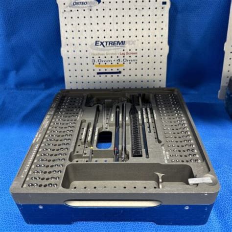 Used OSTEOMED Extremifix Headless Screw Set Orthopedic General For