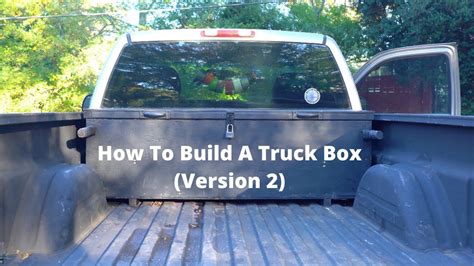 How To Build A Truck Toolbox Version 2 Youtube