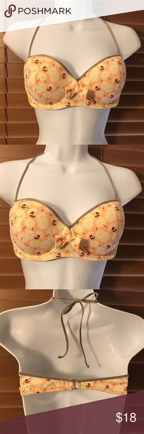 Victoria Secret Push Up Bikini Top Sz 36d ~ A176 Bikinis Push Up