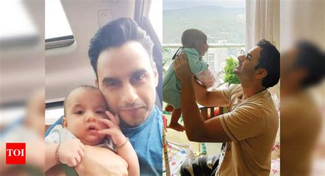 sasural simar ka  actor waseem mushtaq brings   month  son