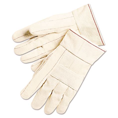 MCR™ Safety 1,000 Series Canvas Double Palm and Hot Mill Gloves, Men's