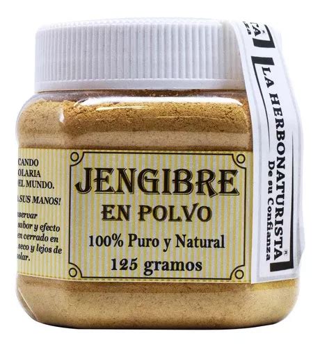 Jengibre En Polvo G La Herbonaturista Mercadolibre