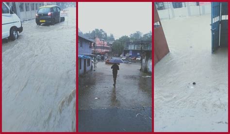 Shillong Waterlogging Nightmare Returns With Heavy Rain Disrupts