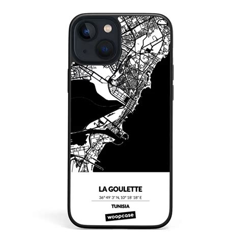 Funda La Goulette Túnez Mapa de la ciudad Woopcase