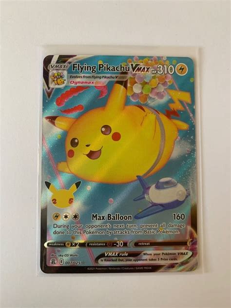 Pokemon Celebrations Flying Pikachu Vmax Kaufen Auf Ricardo