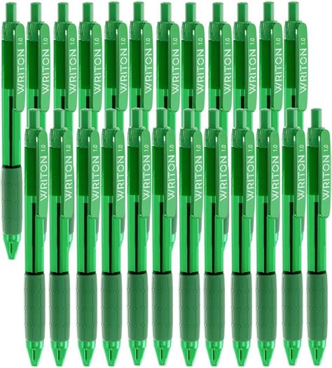 Amazon Amazon Basics Retractable Comfort Grip Ballpoint Pens