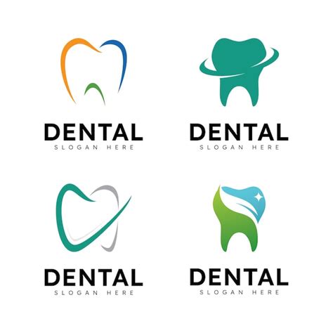 Premium Vector Dental Logo Design Vector Illustration