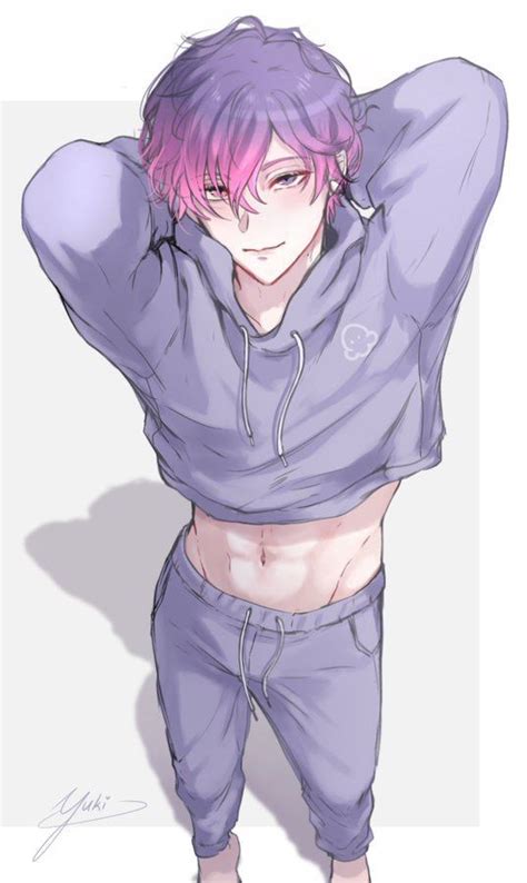 Uki Violeta Noctyx Anime Guys Shirtless Cute Anime Guys Character Art