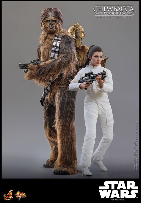 Star Wars The Empire Strikes Back Hot Toys Chewbacca And Disassembled C Po The Toyark News