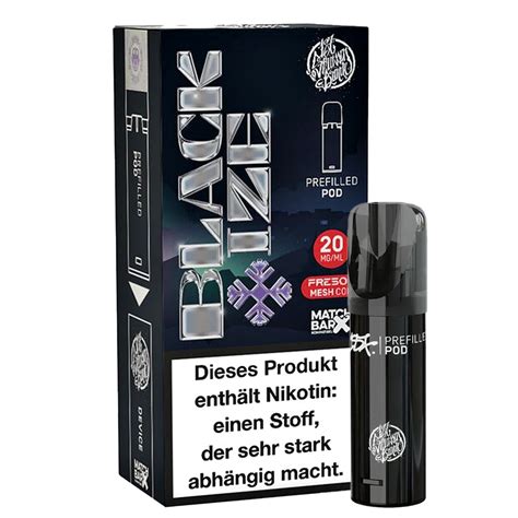 187 Prefilled Pod 1stk Black Ize 20mg Shisha Nil De