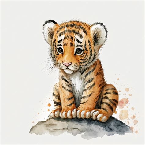 tiger drawing cartoon 1