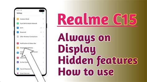 Realme C Always On Display Setting Hidden Features How To Use Youtube