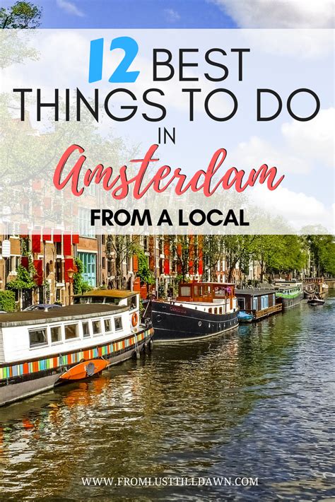 The Best Things To Do In Amsterdam From A Local Guide With Text Overlay