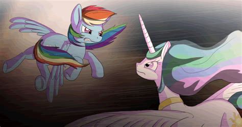 Princess Celestia And Rainbow Dash Ponies Princess Celestia And Rainbow Dash Rainbow Dash