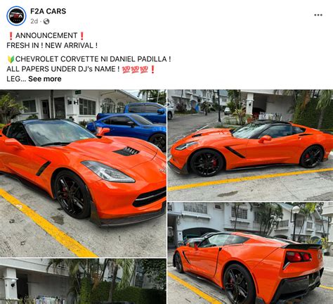 Daniel Padilla S Sports Car Is Up For Sale For P Million Preview Ph