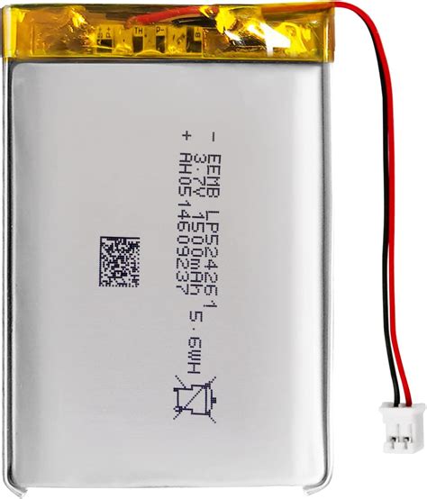 Eemb V Lipo Akku Mah Wiederaufladbarer Lithium Polymer