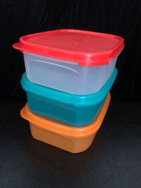 Tupperware Rectangular Modular Mates Storage Containers Furniture