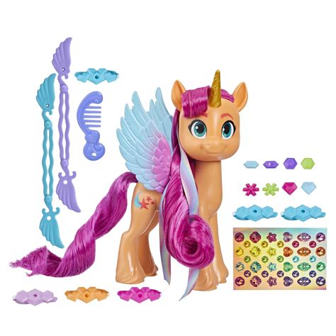 Buy My Little Pony Toys: Make Your Mark Toy Ribbon Hairstyles Sunny Starscout, 6-Inch Pony ...