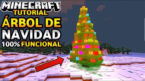 COMO HACER UN ÁRBOL DE NAVIDAD FUNCIONAL EN MINECRAFT Tutorial de