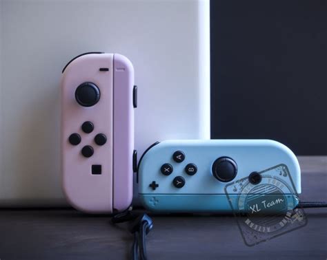 Custom Pastel Pink And Blue Nintendo Switch Joy Con Joycon Etsy