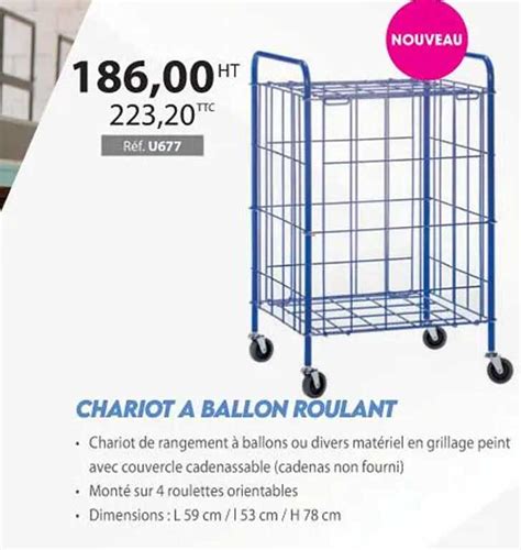 Promo Chariot Ballon Roulant Chez Casal Sport Icatalogue Fr