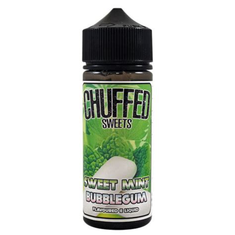 Sweet Mint Bubblegum Ml Shortfill Liquid By Chuffed Sweets