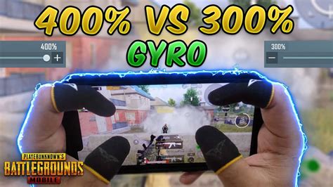 PUBG Mobile 400 Gyro Sensitivity Is It Better Than 300 Sensitivity