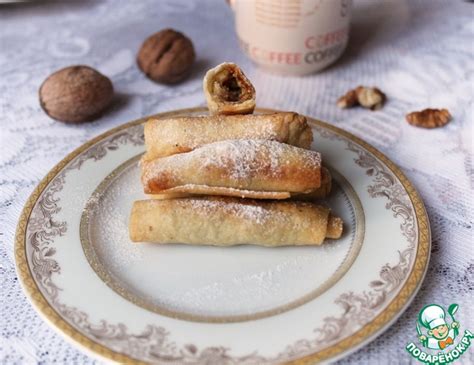 Ореховые трубочки – кулинарный рецепт