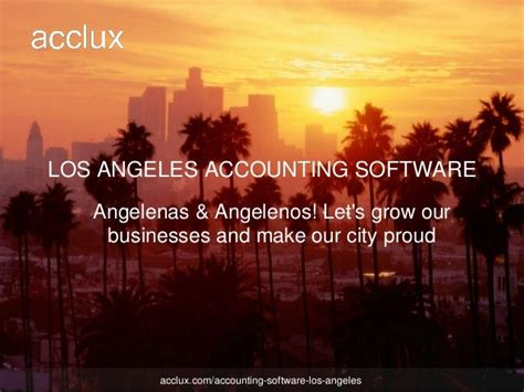 Accounting Software Los Angeles