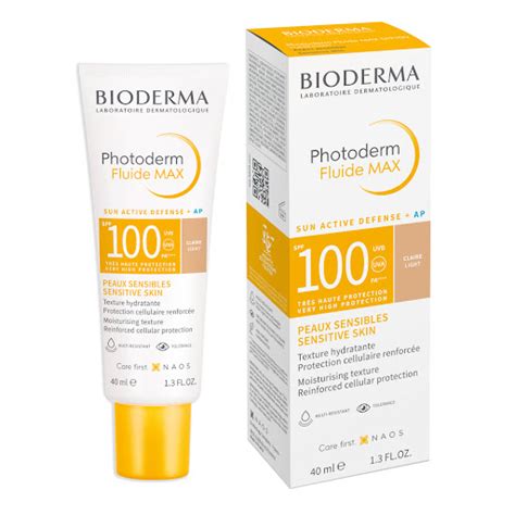 Protector Solar Bioderma Photoderm Max Fluide Spf100 Muy Claro X 40 Ml