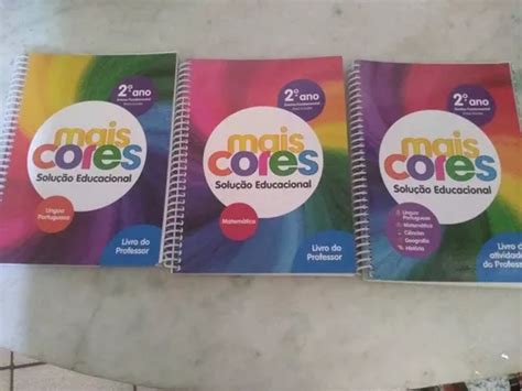 Mais Cores Solução Educacional 2o Ano Professor Port Ativid Frete grátis