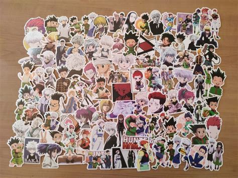 Stickers Hunter X Hunter Anime 100 Unid Cuotas Sin Interés