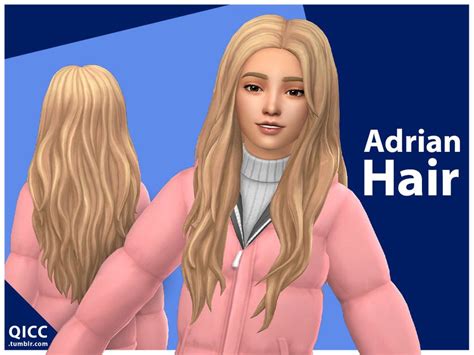 Sims Adrian Hair By Qicc Enjoy Maxis Match Base Game