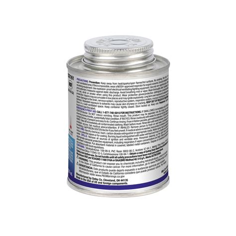 Oatey Hot Medium Blue Lava PVC Cement Oatey